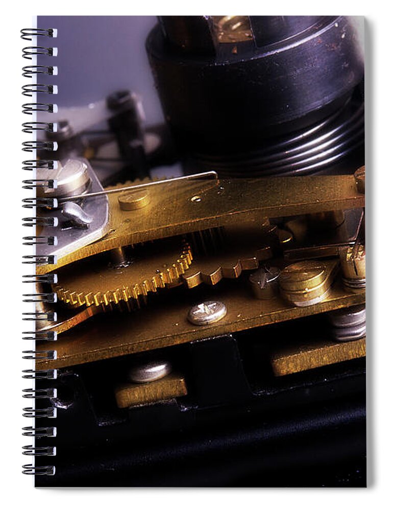 Camera Spiral Notebook featuring the photograph Inner Workings by Mike Eingle