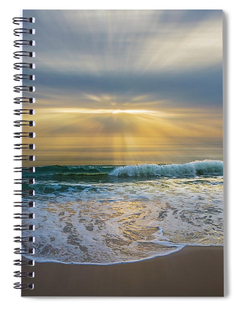 Clouds Spiral Notebook featuring the photograph Inspired Dreams by Debra and Dave Vanderlaan