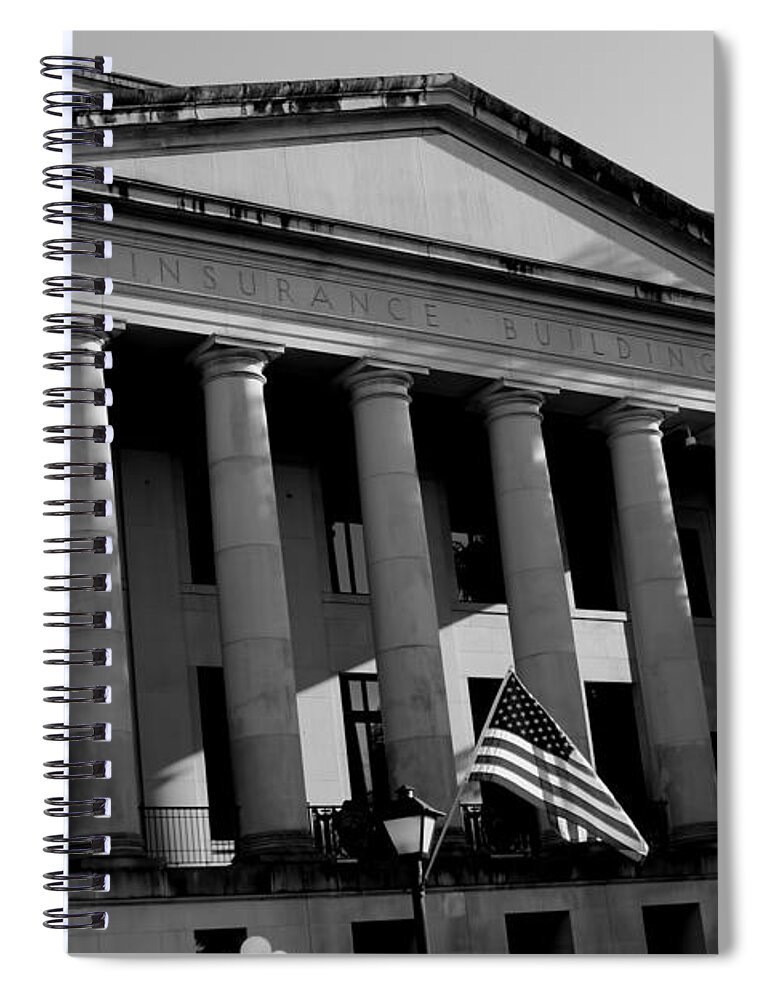 Washington State Spiral Notebook featuring the photograph Insurance Building by Cathy Anderson