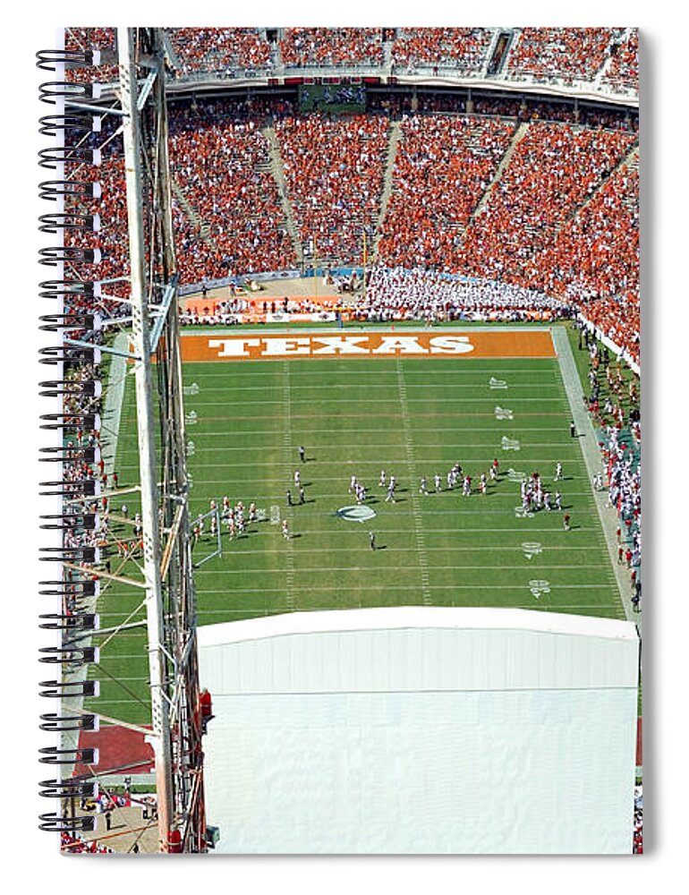 Texas Spiral Notebook featuring the photograph Into the Bowl by Erich Grant