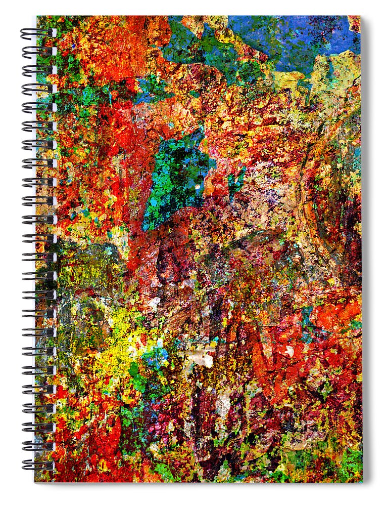 Into The Fair Spiral Notebook featuring the painting Into The Fair by Ally White