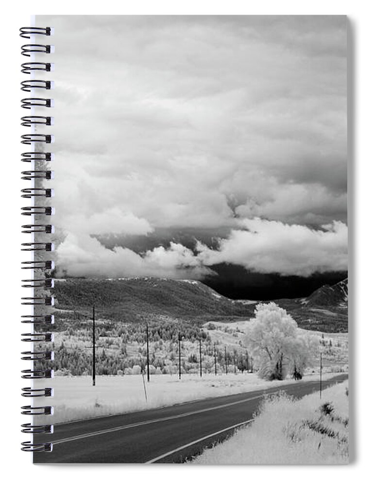 Ir Spiral Notebook featuring the photograph Invisible Drive by Brian Duram