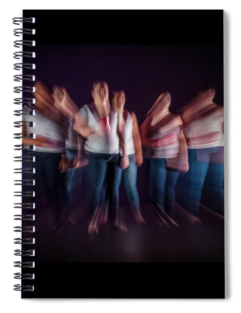 Color Photography Spiral Notebook featuring the photograph Inward by Frederic A Reinecke