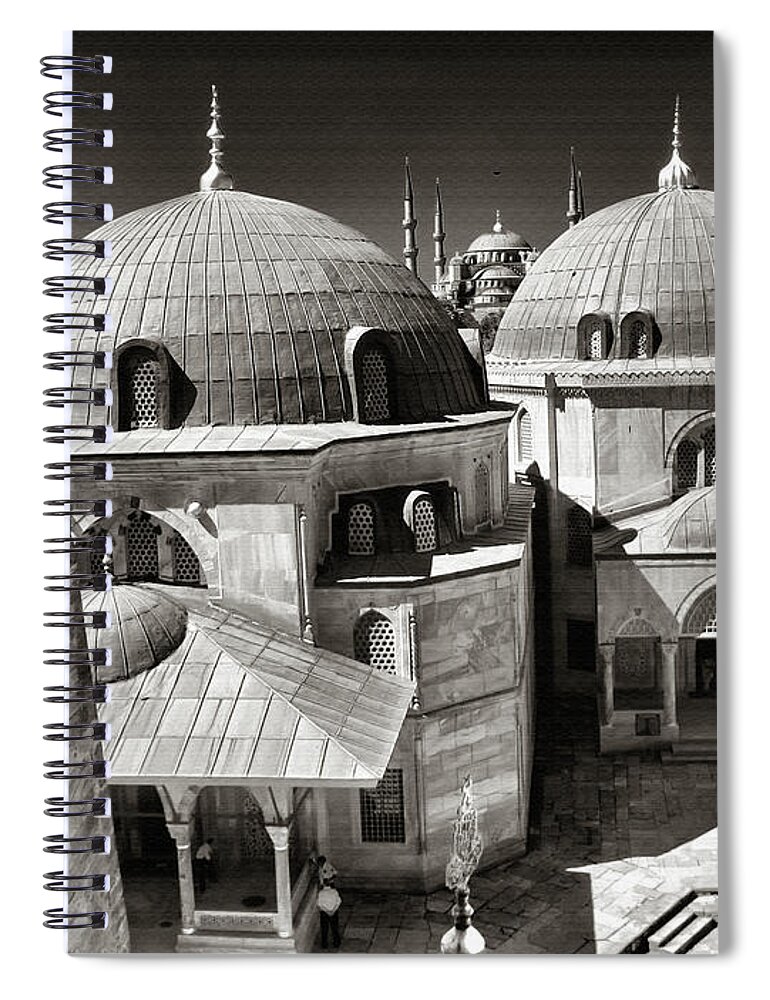 Cupola Spiral Notebook featuring the photograph Istanbul by Daliana Pacuraru