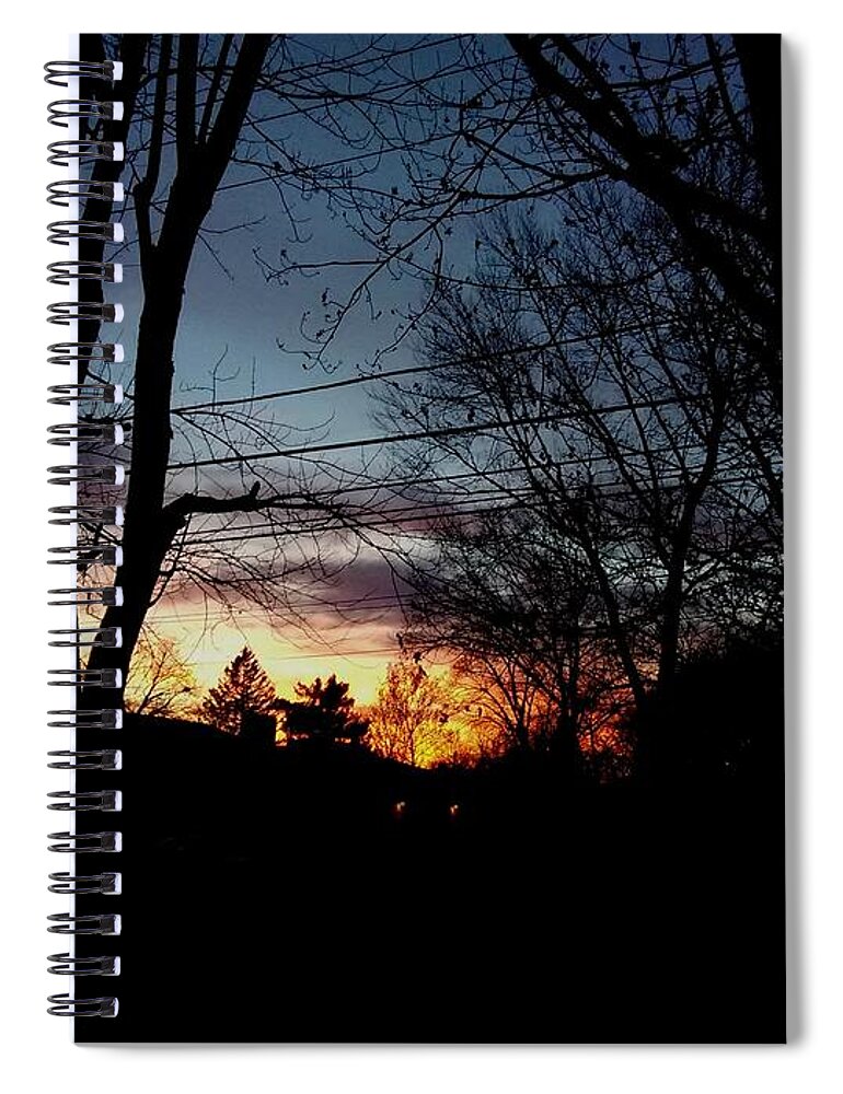 Landscape Spiral Notebook featuring the photograph It Hasn't Rained In More Than A Week by Frank J Casella