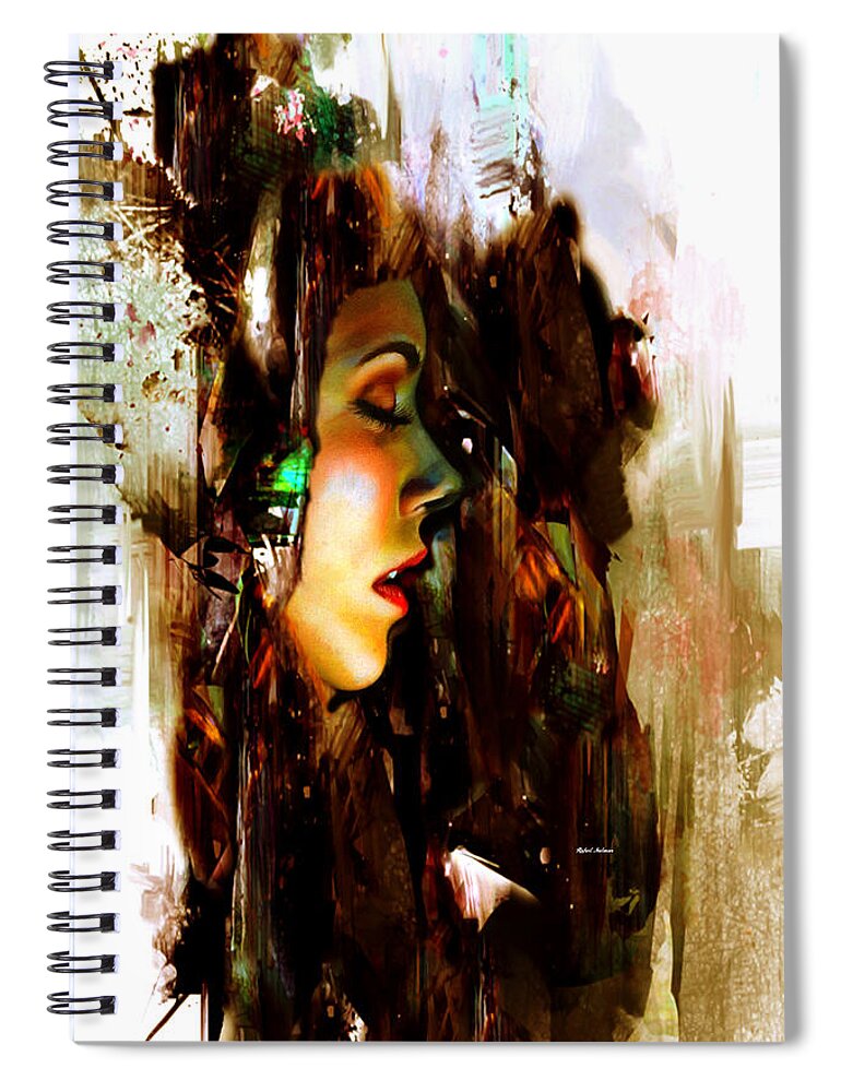 It Is Just A Dream Spiral Notebook featuring the digital art It Is Just a Dream by Rafael Salazar