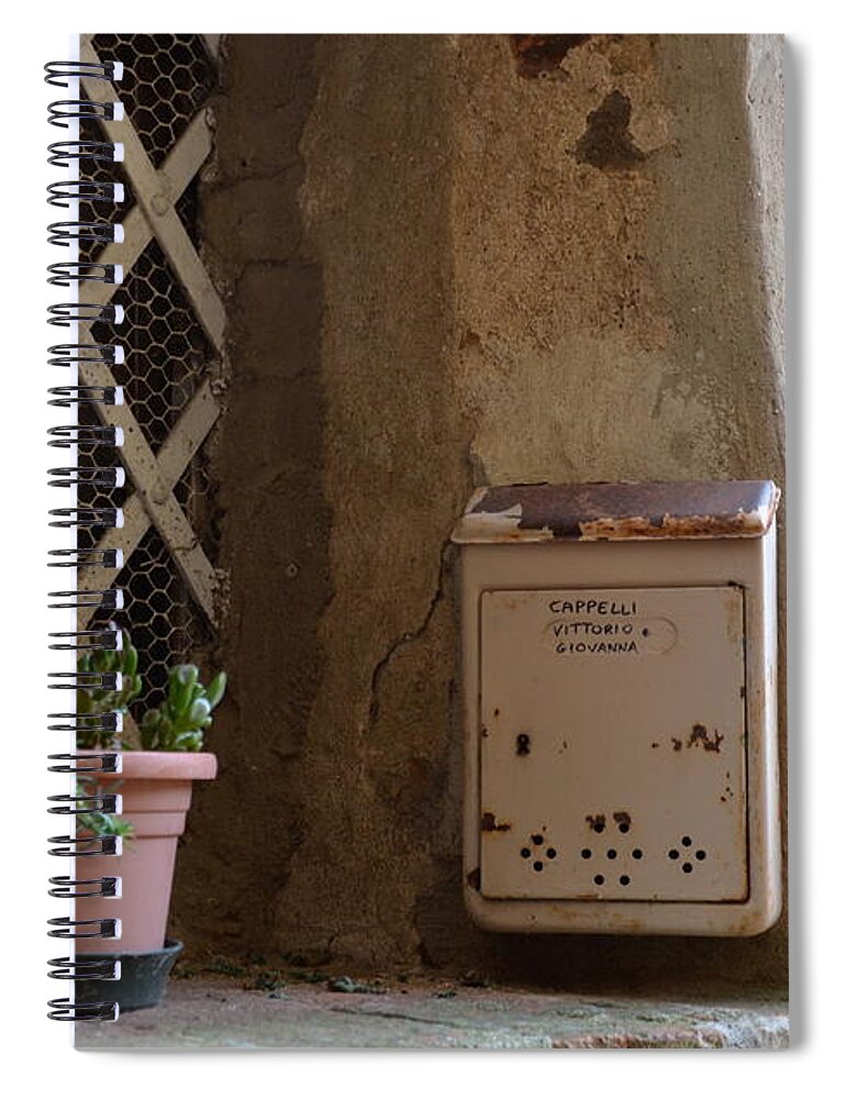 Italy Spiral Notebook featuring the photograph Casa Cappelli by Gia Marie Houck