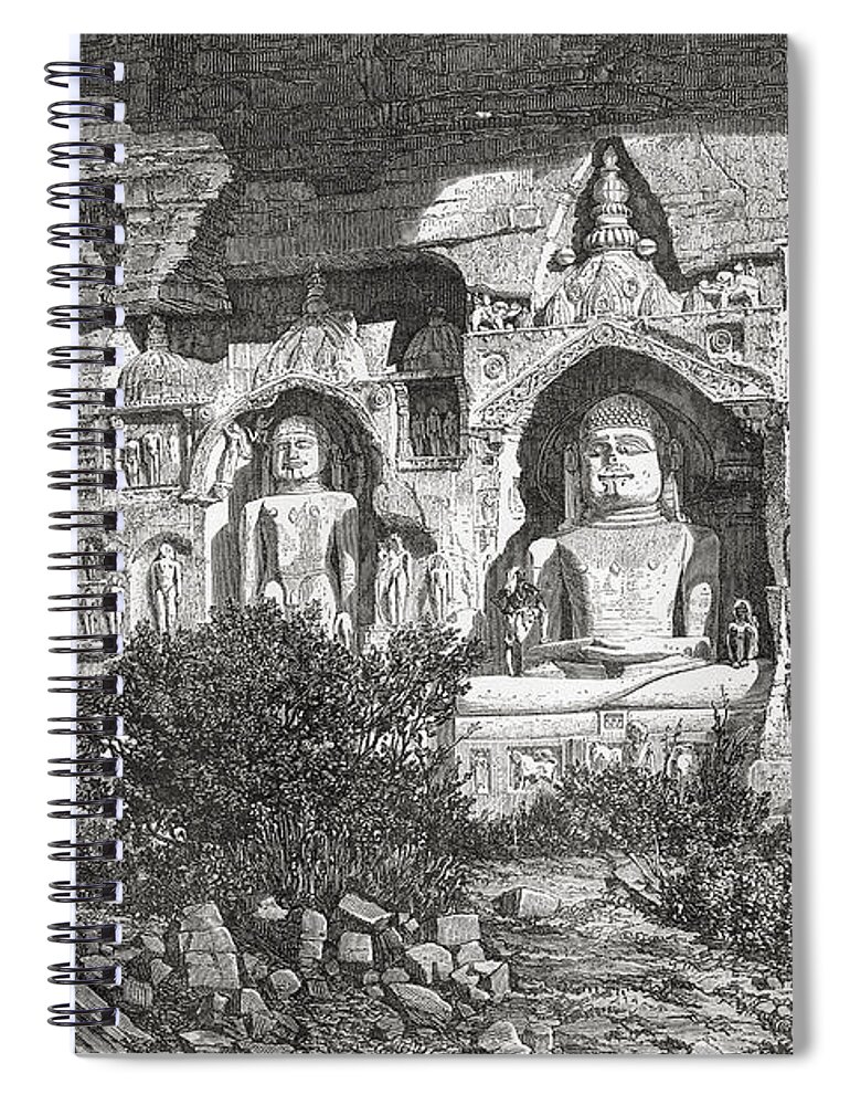 Gwalior Fort, India Spiral Notebook by Robert Tyndall - Bridgeman Prints