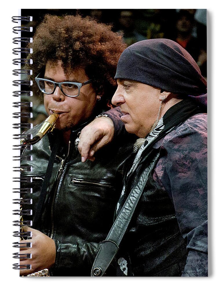  Spiral Notebook featuring the photograph Jake and Steven by Jeff Ross