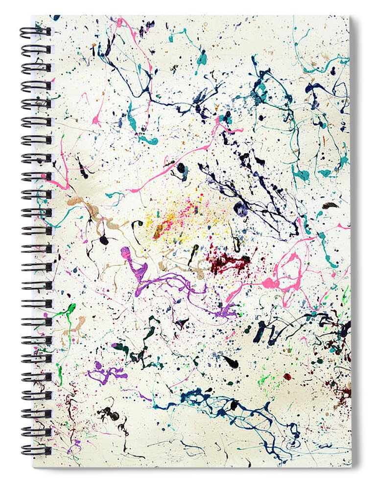 Jawbreaker Spiral Notebook featuring the painting Jawbreaker by Joe Loffredo