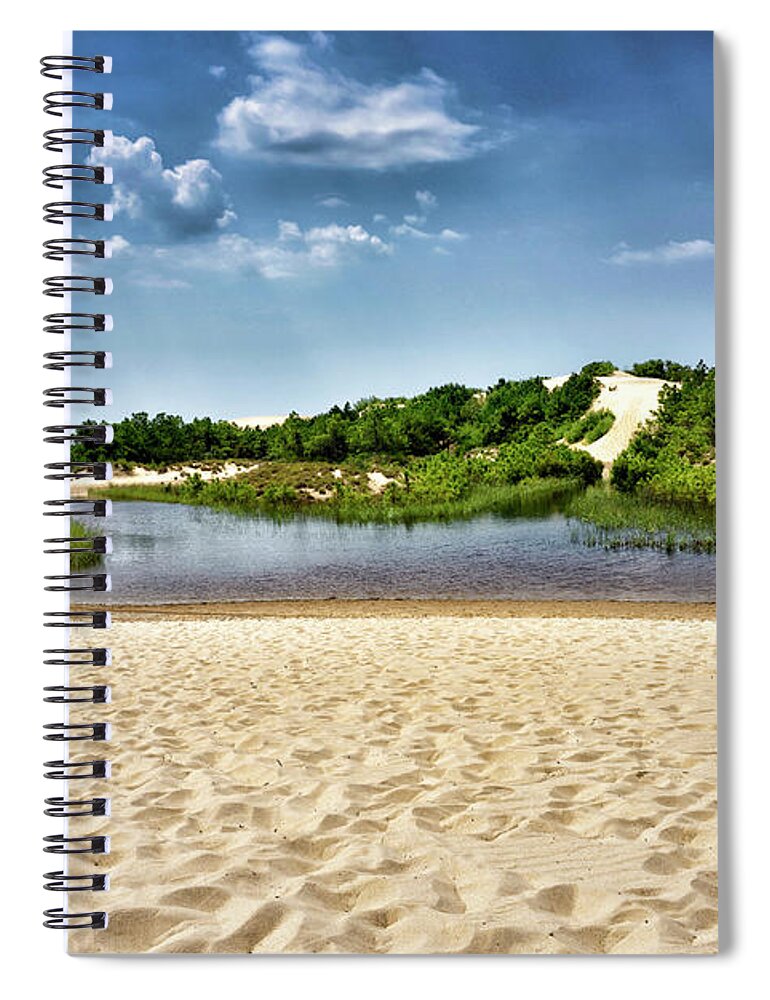 Jockey's Ridge State Park Spiral Notebook featuring the photograph Jockey's Ridge State Park - North Carolina by Brendan Reals