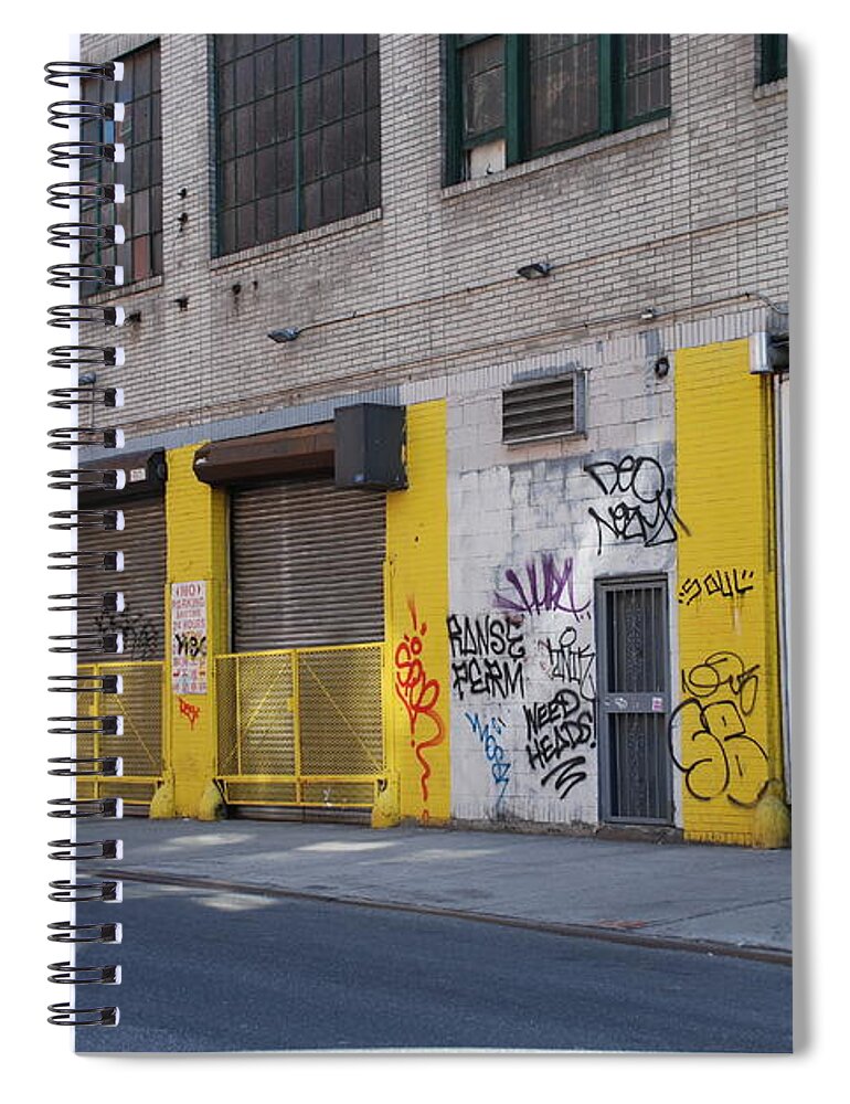 Architecture Spiral Notebook featuring the photograph John Adams by Rob Hans