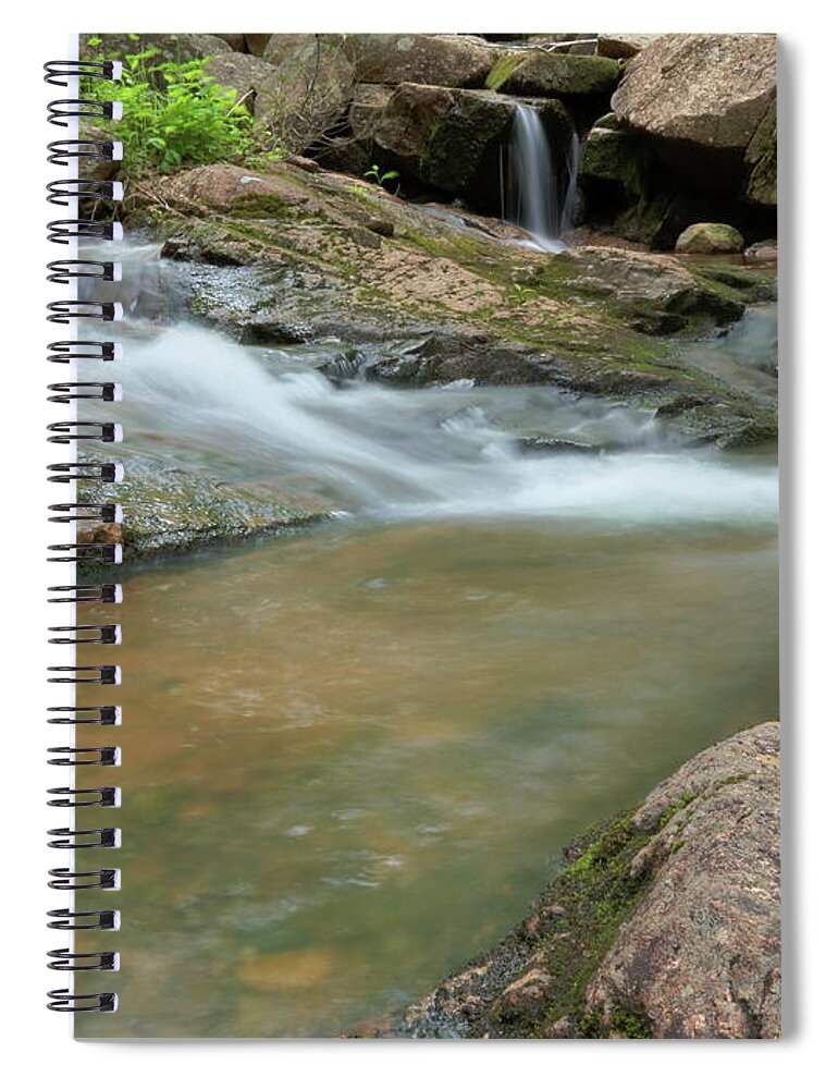 Acadia National Park Spiral Notebook featuring the photograph Jordan Stream by Holly Ross