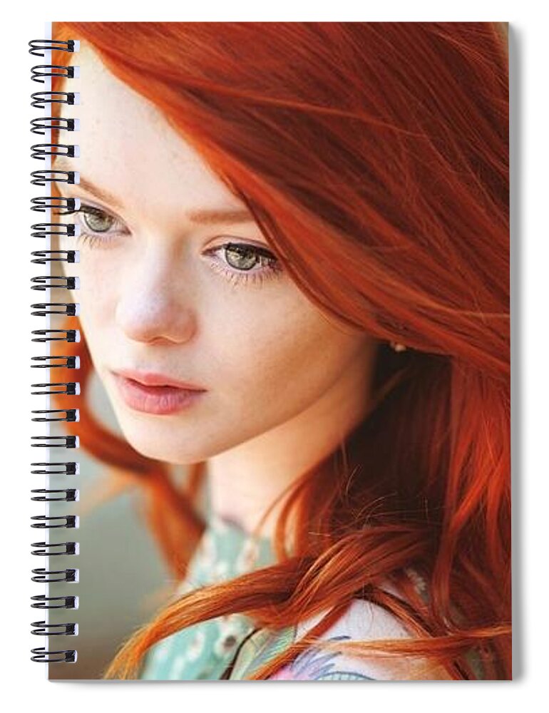 Julie Kennedy Spiral Notebook featuring the photograph Julie Kennedy by Jackie Russo