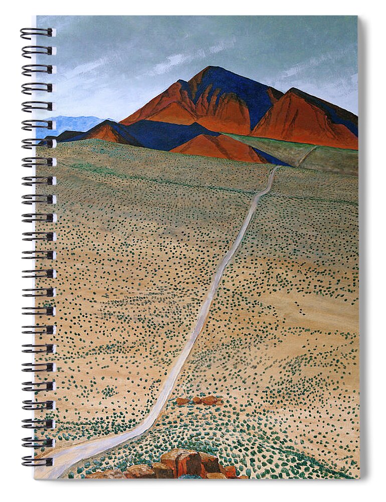 Southwest Spiral Notebook featuring the painting June 1934 by Kerry Beverly