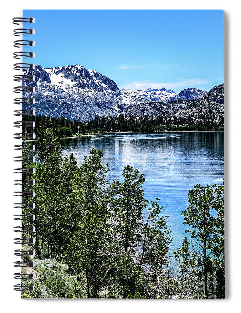 June Lake Spiral Notebook featuring the photograph June Lake Portrait by Joe Lach