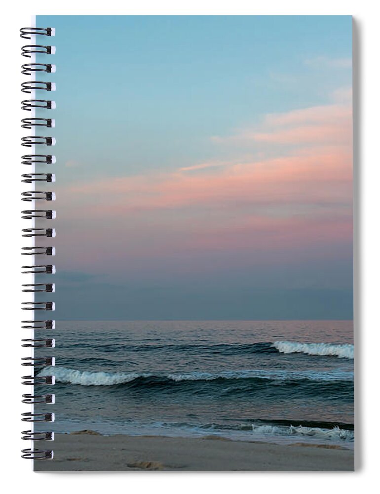 Terry Deluco Spiral Notebook featuring the photograph June Sky Seaside New Jersey by Terry DeLuco