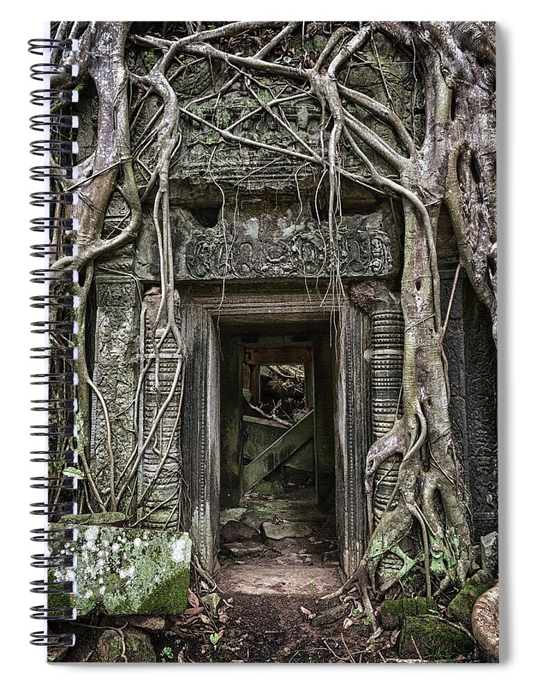 Jungle Temple Door 1 Spiral Notebook For Sale By Stephen Stookey Jungle Temple Door 1 Spiral Notebook For Sale By Stephen Stookey