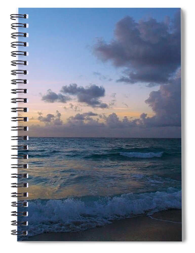 Juno Beach Spiral Notebook featuring the photograph Juno Beach Pier Florida Sunrise Seascape C8 by Ricardos Creations