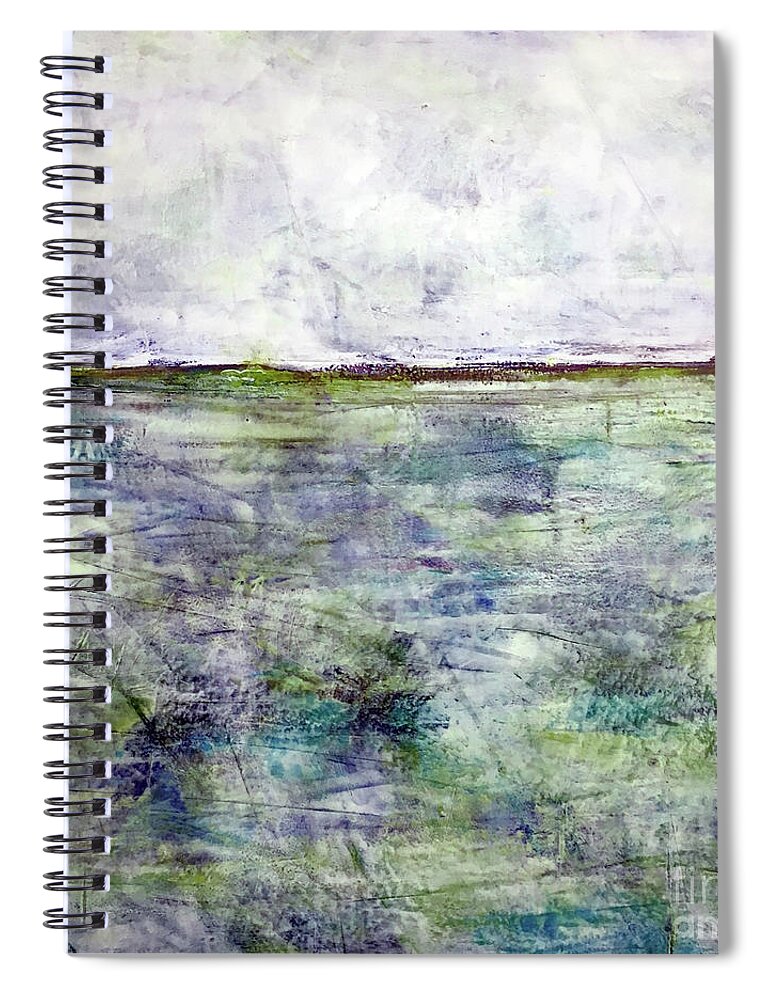 Oil Spiral Notebook featuring the painting Just Another Day by Christine Chin-Fook