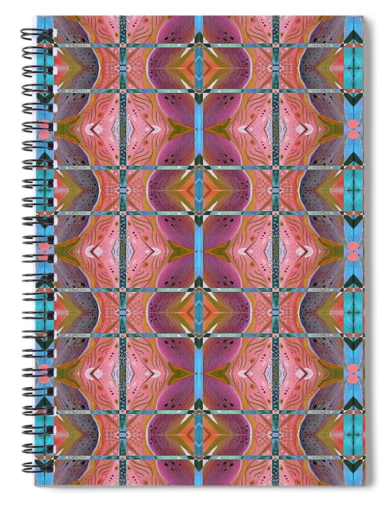 Just Relax By Helena Tiainen Spiral Notebook featuring the painting Just Relax by Helena Tiainen