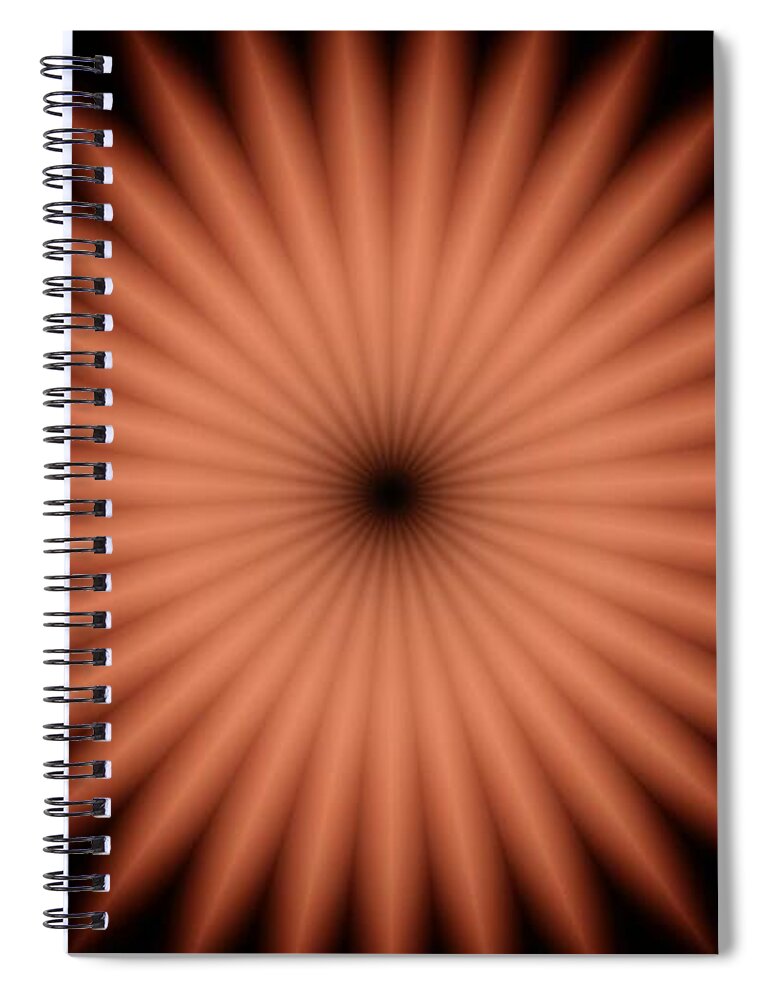 Kaleidoscope Spiral Notebook featuring the photograph Kaleidoscope 3 by Jean Evans
