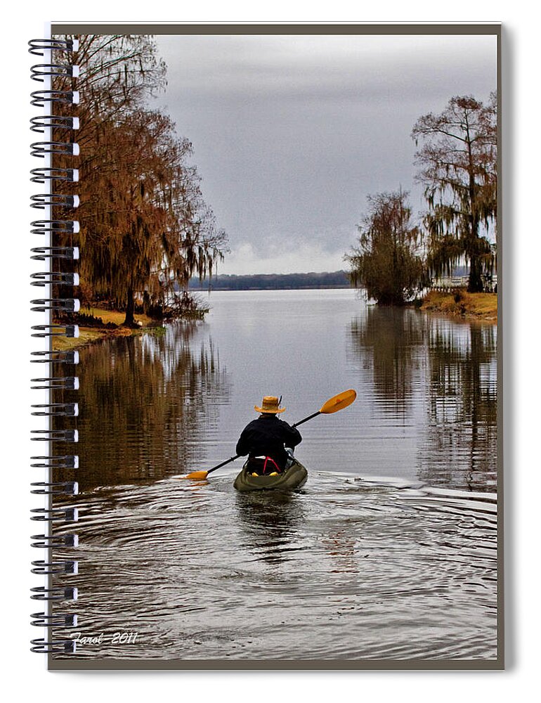 Kayak Spiral Notebook featuring the photograph Kayak by Farol Tomson