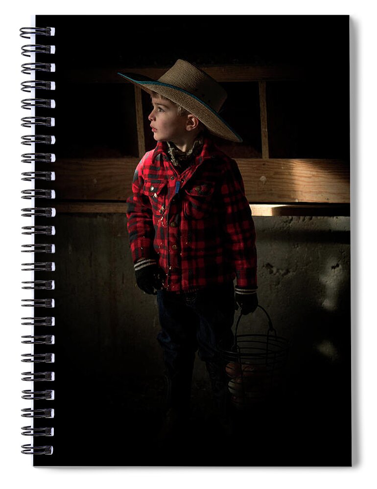 Kaycen Spiral Notebook featuring the photograph Kaycene by Pamela Steege