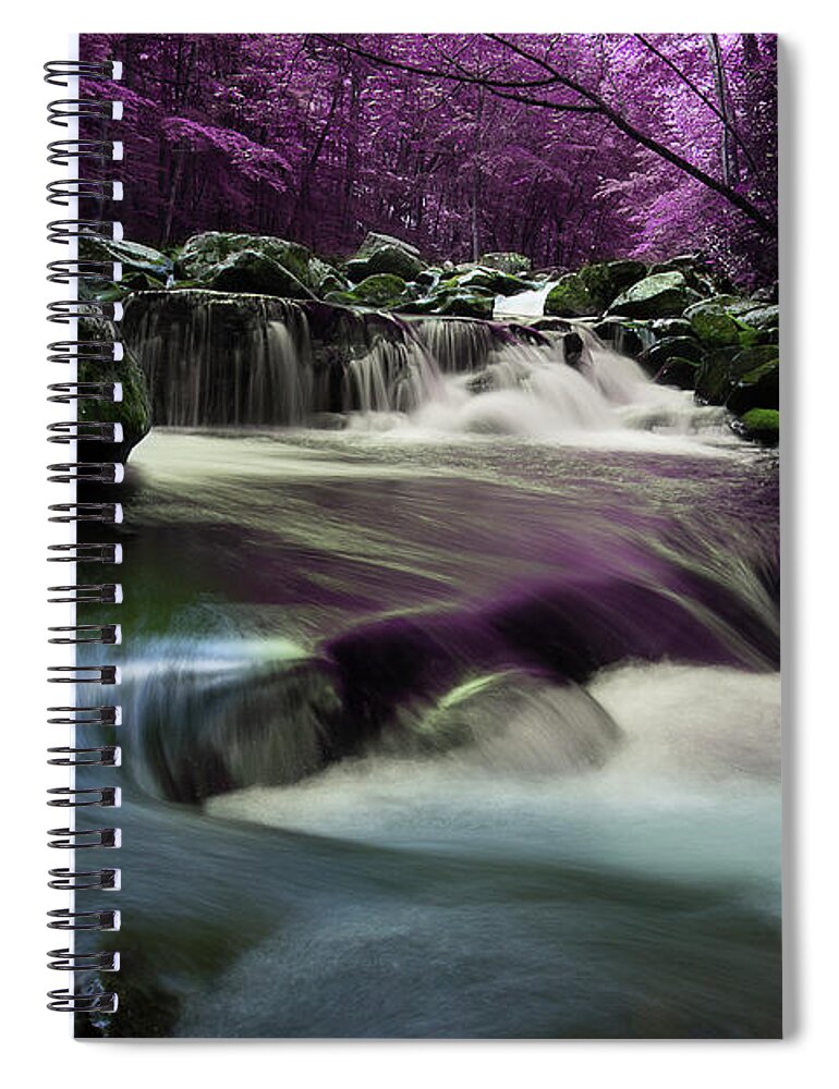 River Spiral Notebook featuring the photograph Keep Dreaming by Mike Eingle