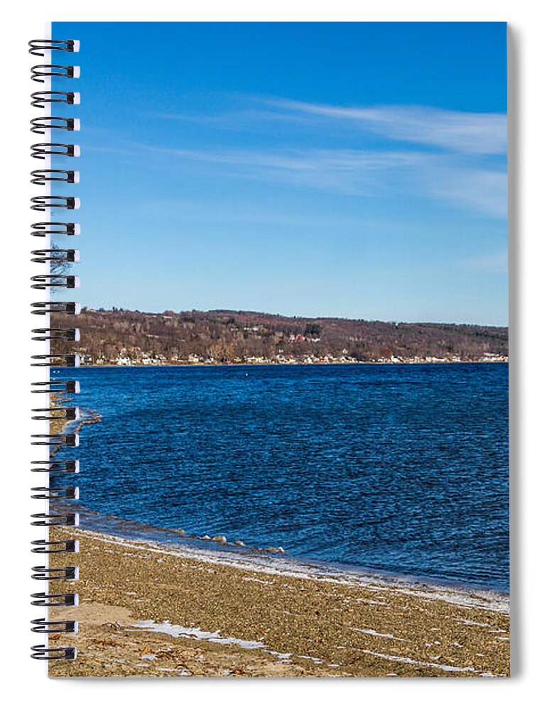 Keuka Spiral Notebook featuring the photograph Keuka East Branch by William Norton