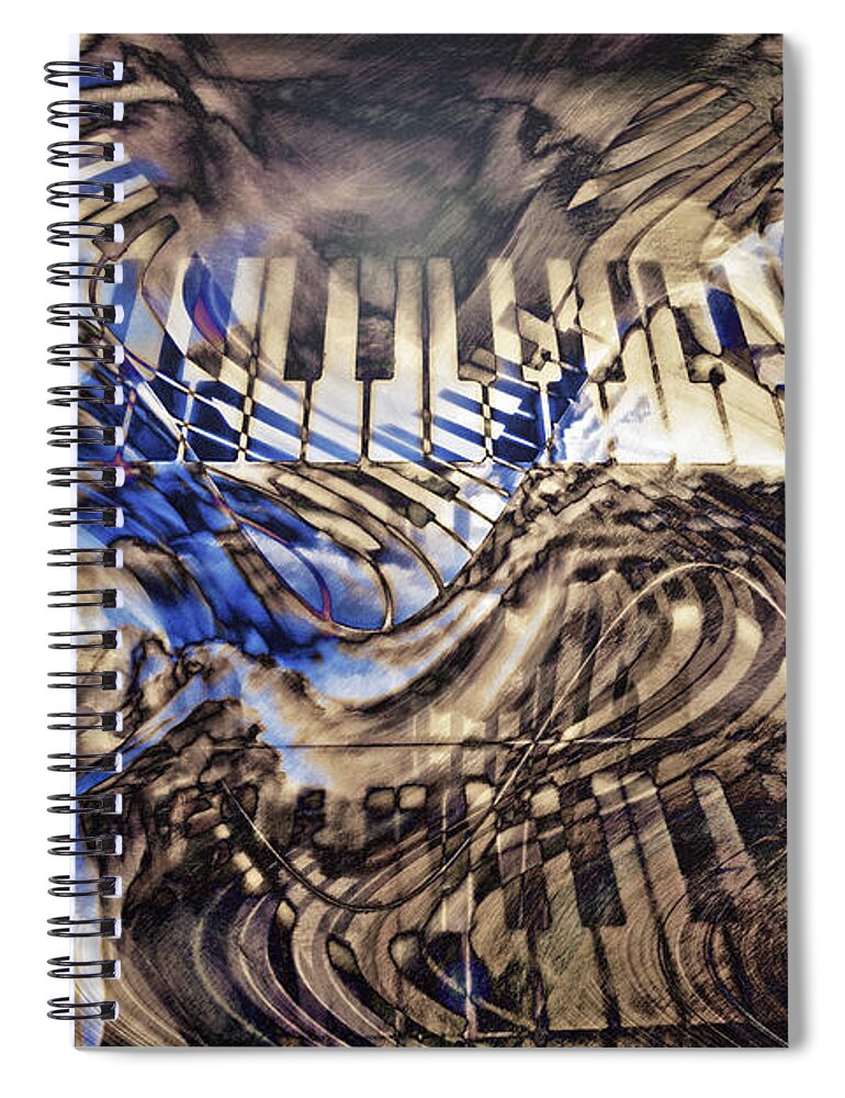 Key Dreaming Spiral Notebook featuring the photograph Key Dreaming by Linda Sannuti