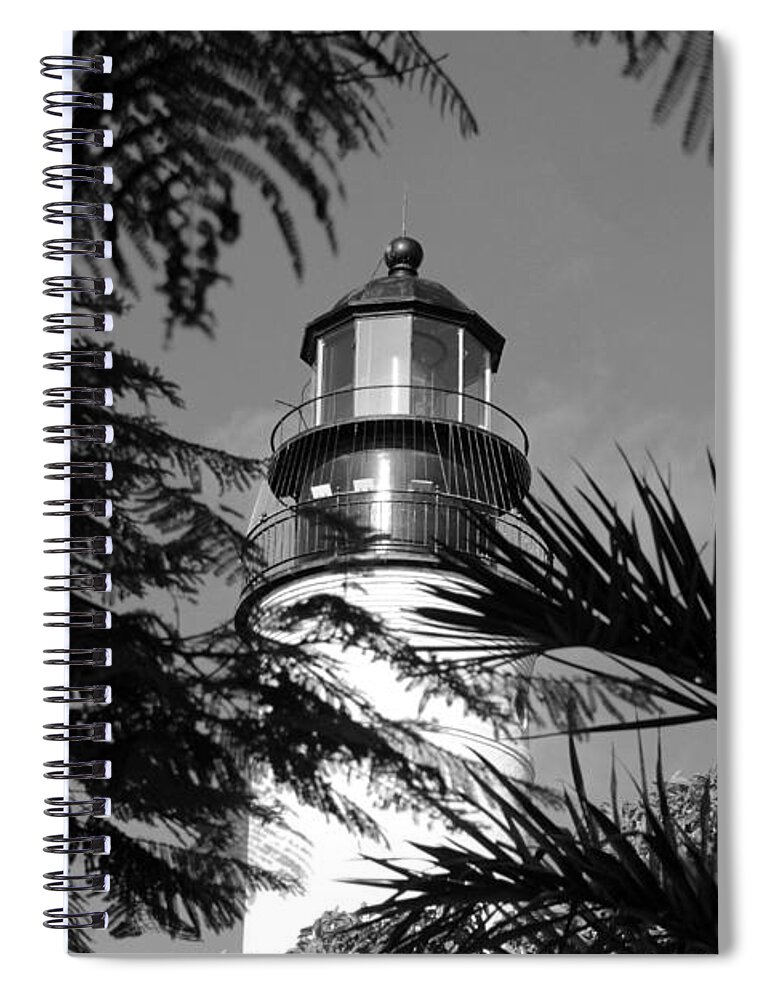 Lighthouse Spiral Notebook featuring the photograph Key West Lighthouse by Robert Wilder Jr