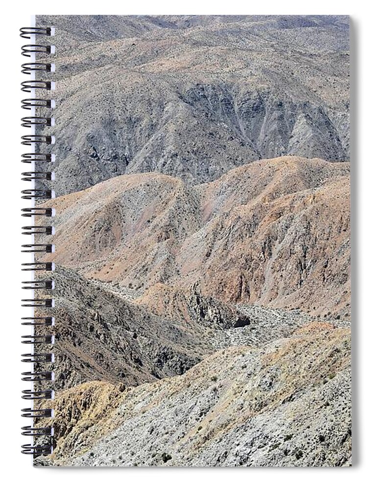 Joshua Tree National Park Spiral Notebook featuring the photograph Keys View 1 by Jeff Hubbard