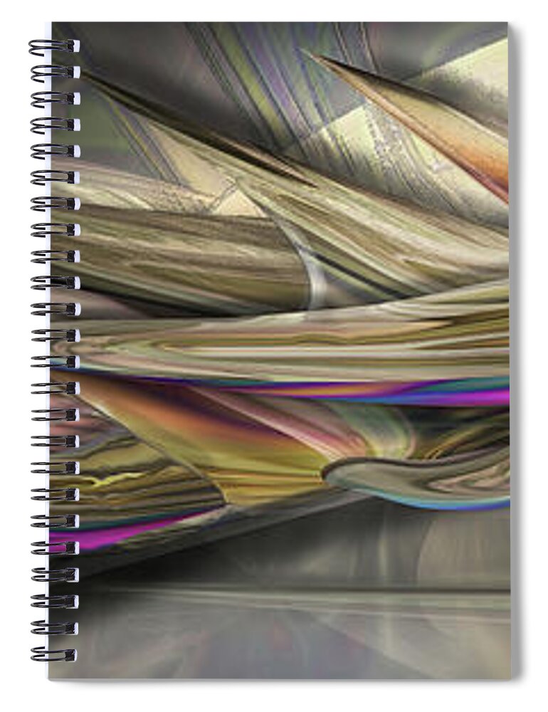 Mighty Sight Studio Spiral Notebook featuring the digital art Kgb 3 by Steve Sperry