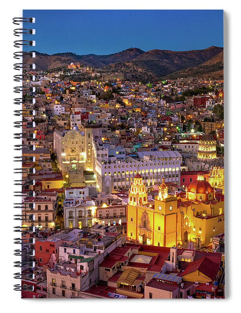 Wasim Muklashy Spiral Notebook featuring the photograph Kill The Sound. Cue The Lights. by Wasim Muklashy