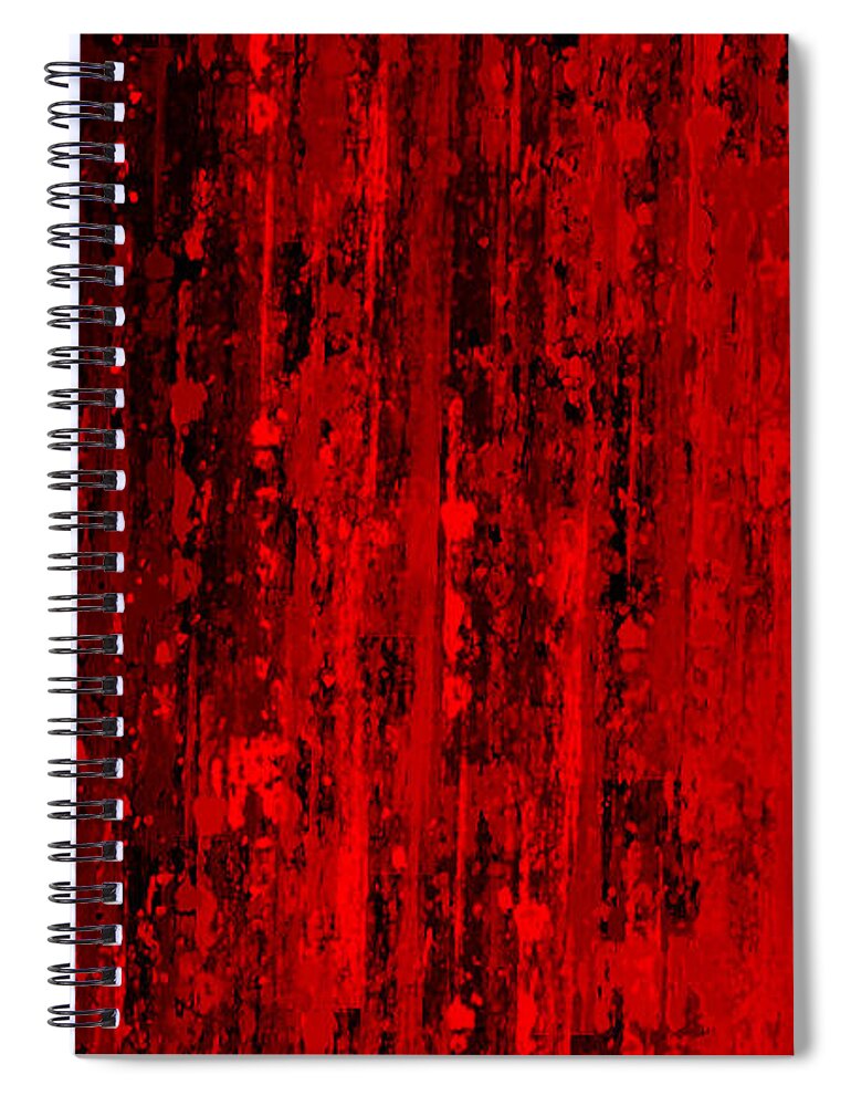 Art Spiral Notebook featuring the digital art Kinderhoek by Jeff Iverson