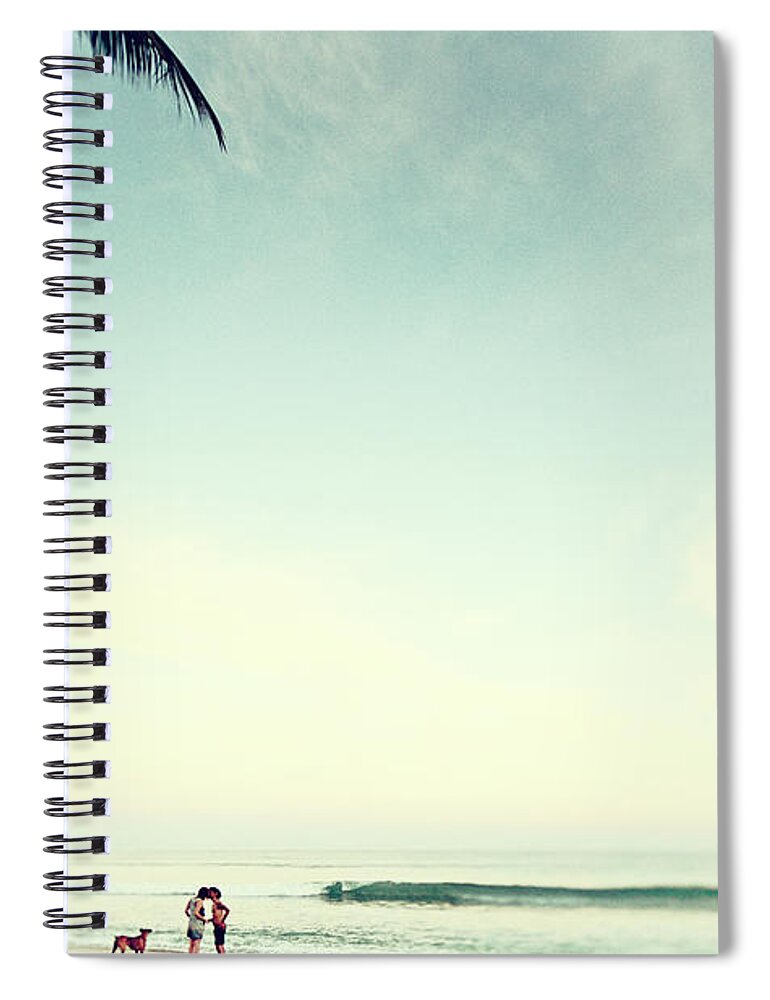 Surfing Spiral Notebook featuring the photograph Kiss by Nik West