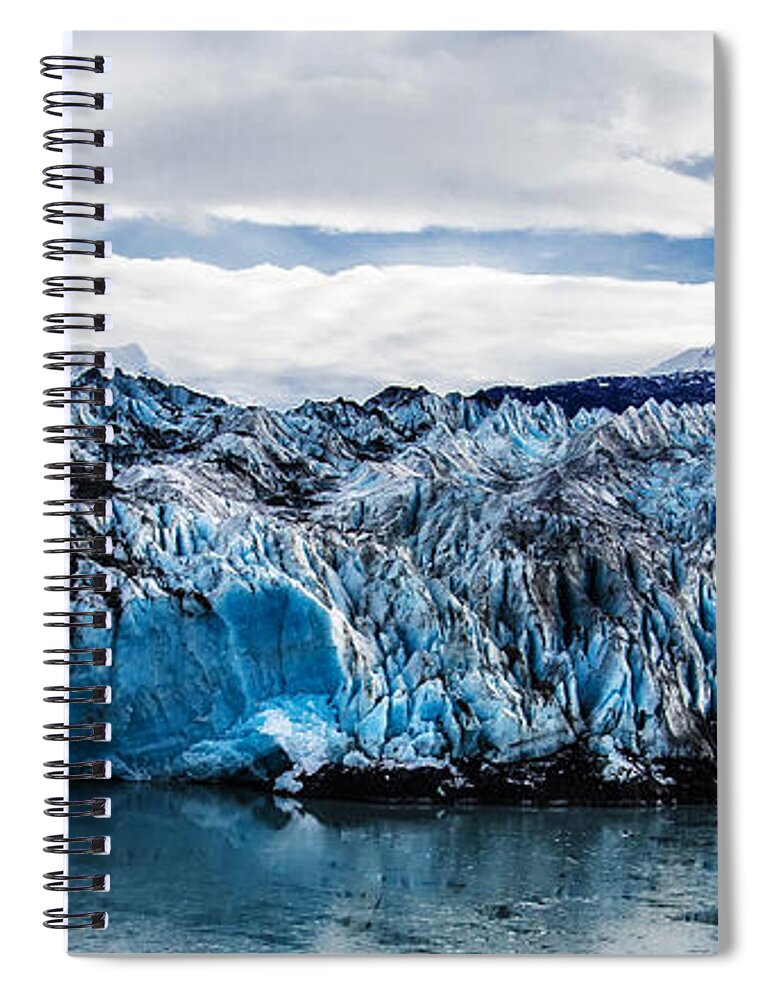 Tourism Spiral Notebook featuring the photograph Knik Glacier by Pelo Blanco Photo