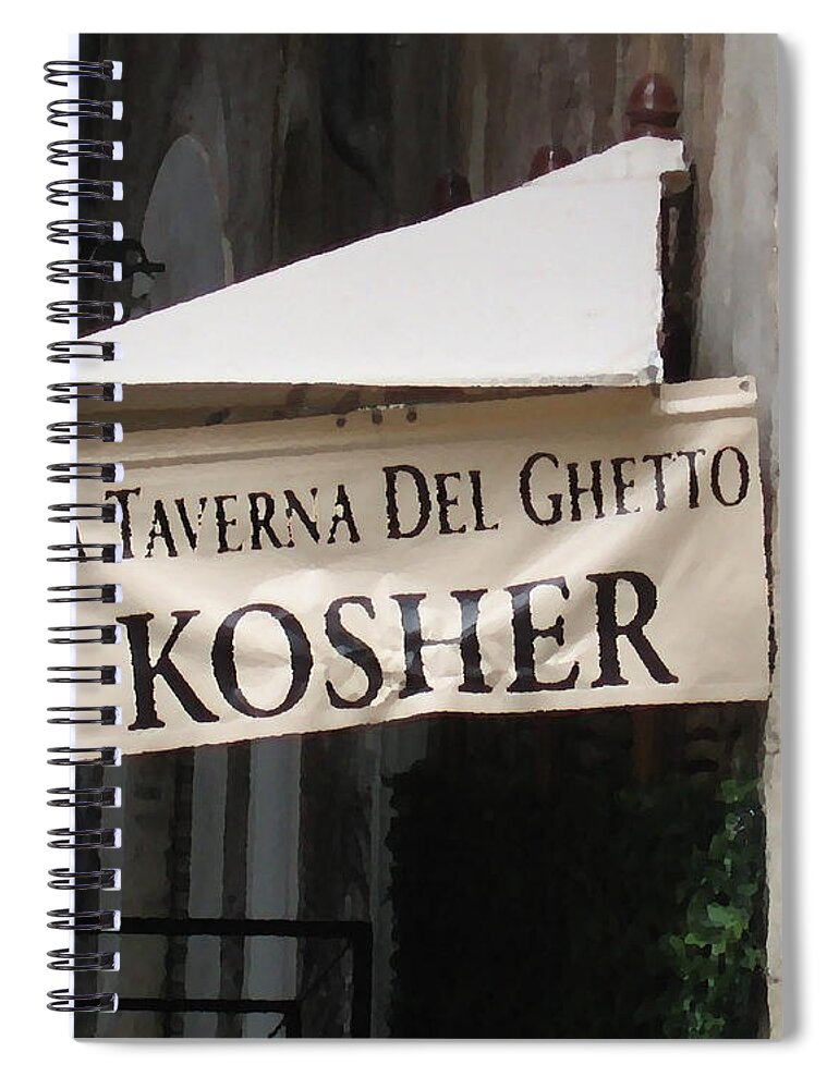 Kosher Spiral Notebook featuring the photograph Kosher by Rhonda Chase
