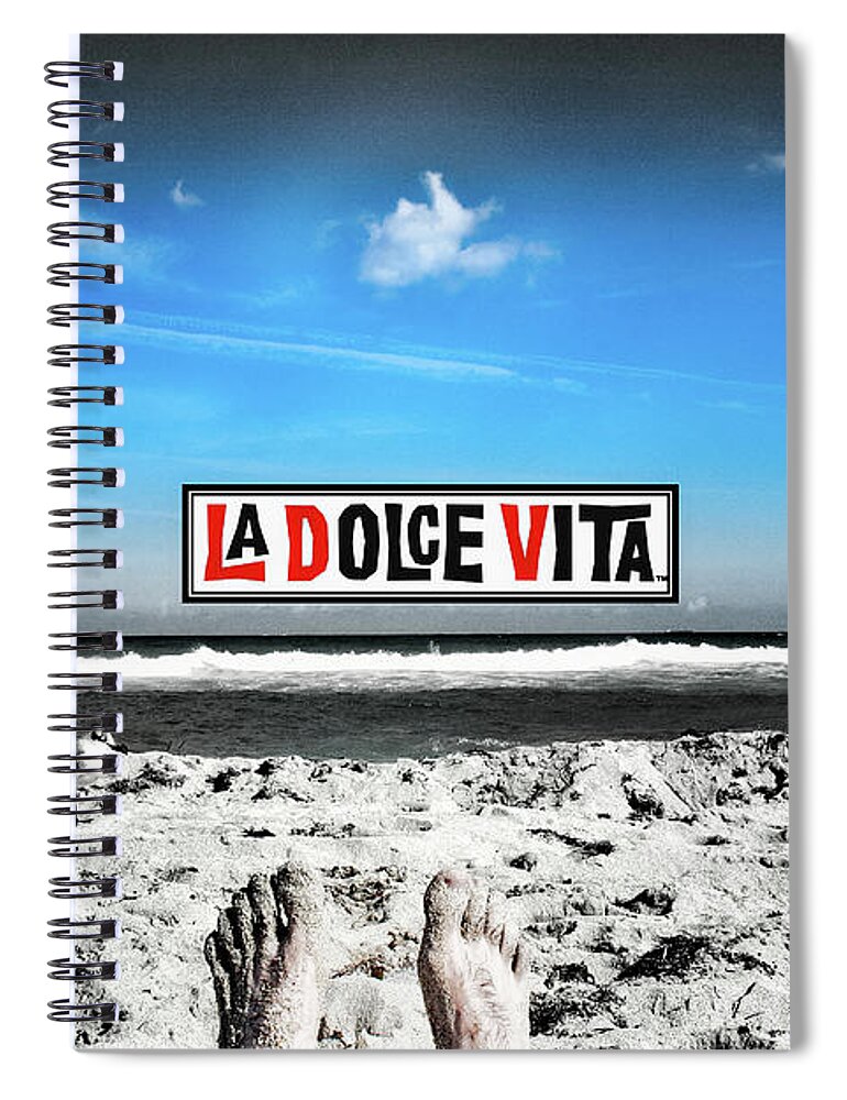 La Dolce Vita Spiral Notebook featuring the photograph La Dolce Vita Style by La Dolce Vita