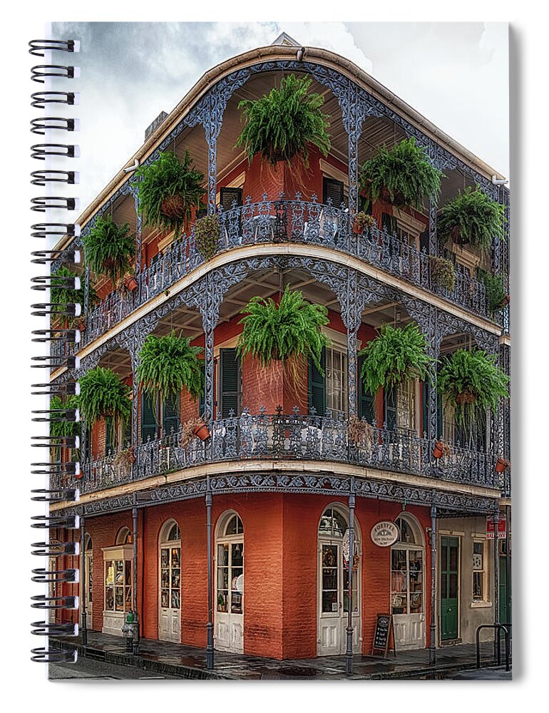Labranche House Spiral Notebook featuring the photograph LaBranche House by Susan Rissi Tregoning