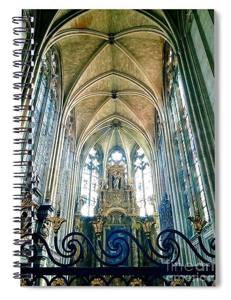Lady Chapel Spiral Notebook featuring the photograph Lady Chapel by Amy Regenbogen