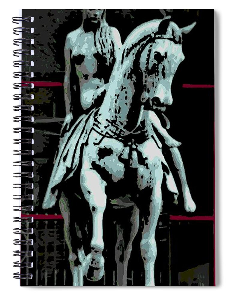Lady Godiva Spiral Notebook featuring the photograph Lady Godiva 2 by George Pedro
