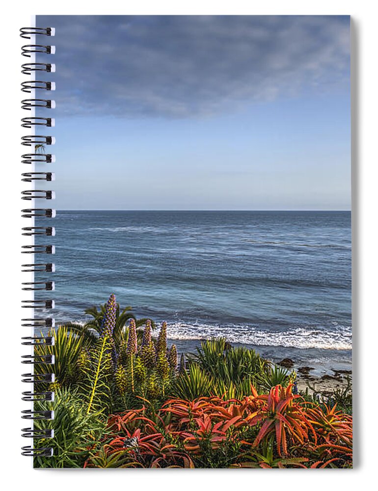Laguna Beach Ca Spiral Notebook featuring the photograph Laguna Beach Heisler Cove by David Zanzinger