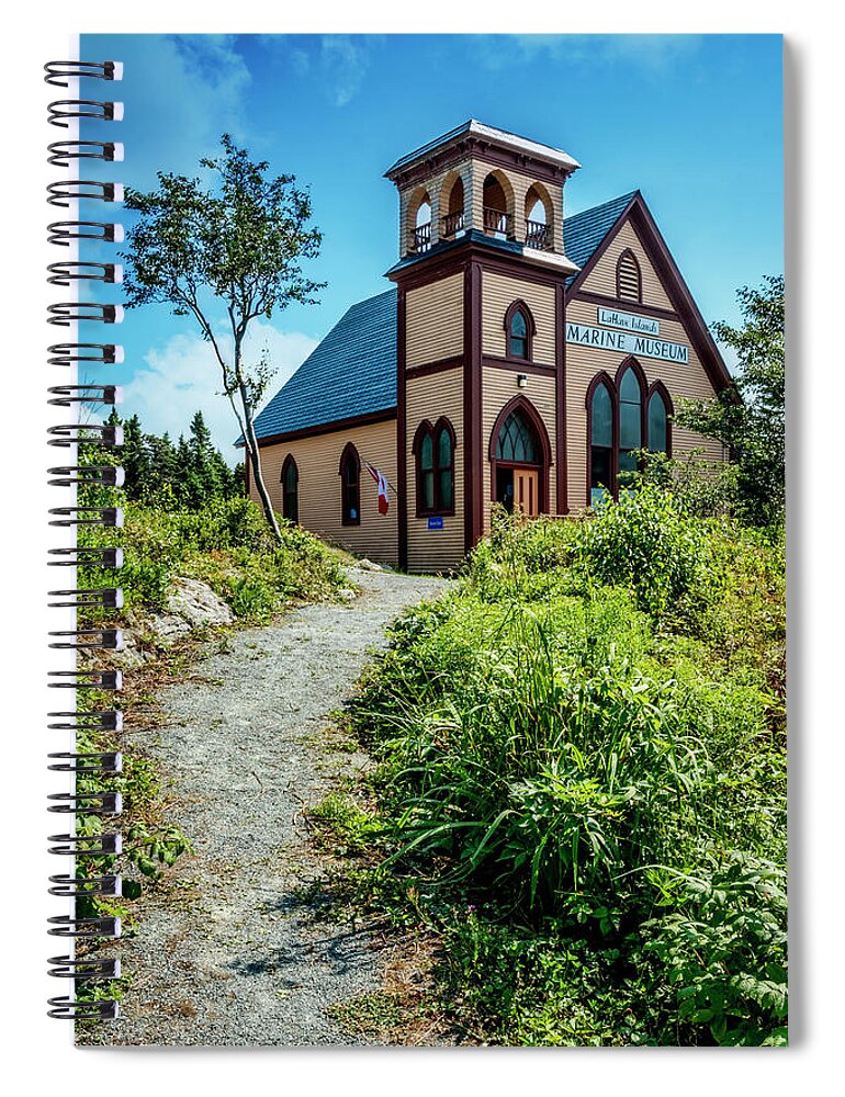 Architecture Spiral Notebook featuring the photograph LaHave Islands Marine Museum by Ken Morris