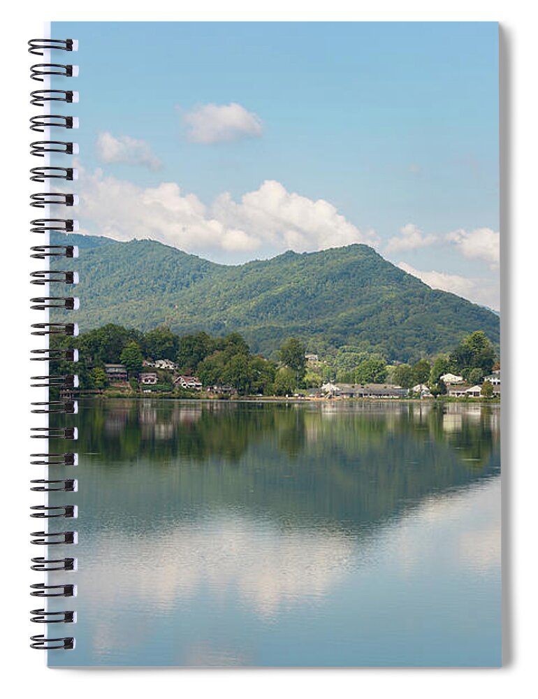 Reflections Spiral Notebook featuring the photograph Lake Junaluska #1 - September 9 2016 by D K Wall