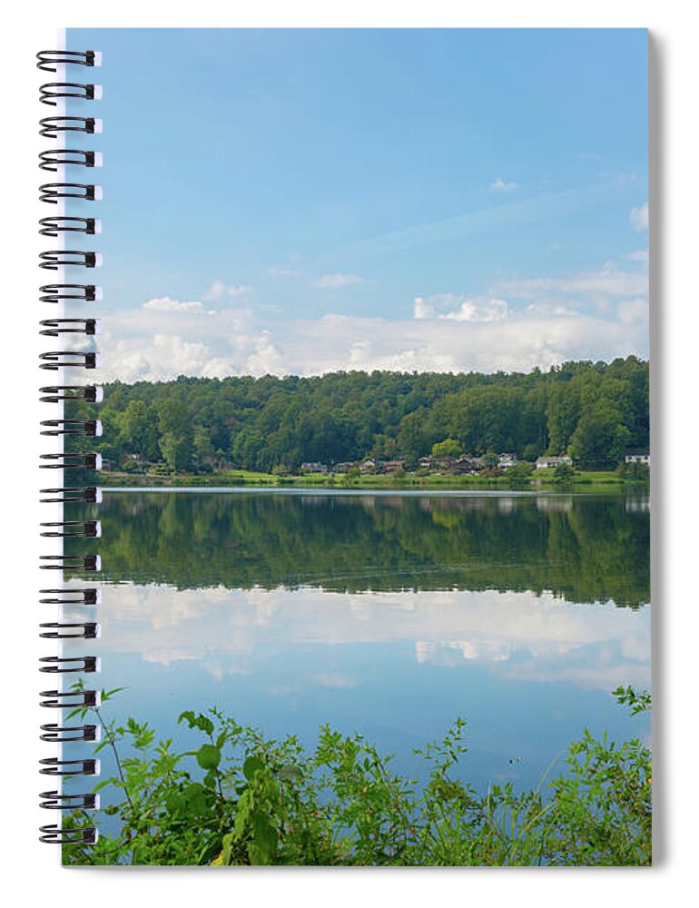 Reflections Spiral Notebook featuring the photograph Lake Junaluska #3 September 9 2016 by D K Wall