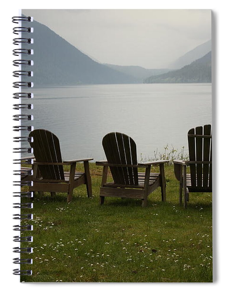 Washington State Spiral Notebook featuring the photograph Lake View by Carol Groenen