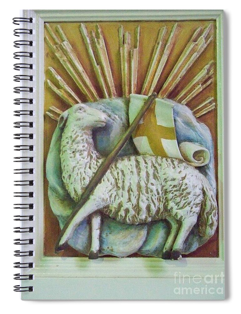Lamb Of God Spiral Notebook featuring the photograph Lamb of God by Seaux-N-Seau Soileau