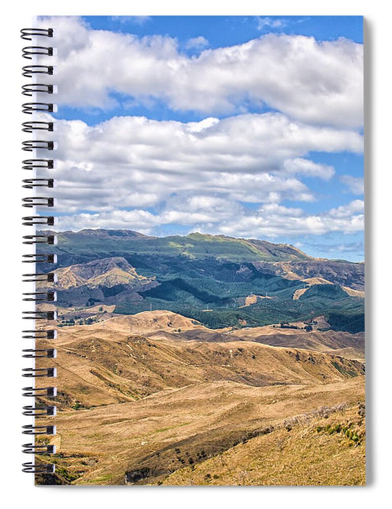 Beauty Spiral Notebook featuring the photograph Nature landscape in New Zealand by Patricia Hofmeester